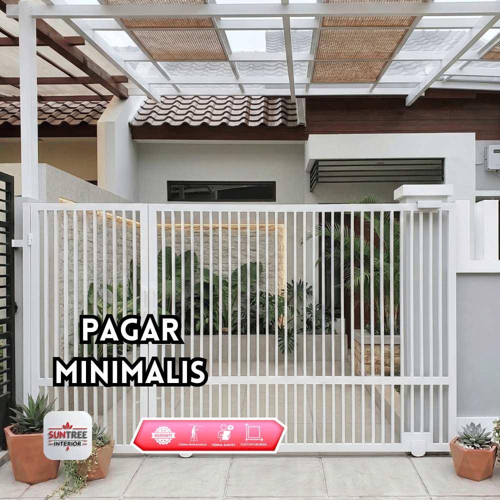 Pagar Besi Minimalis Modern Klasik Elegan Mewah Berkualitas Tahan Lama