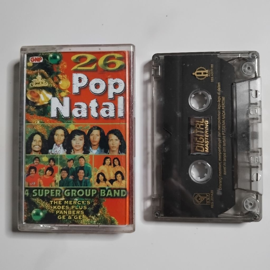 Kaset Rohani Pop Natal The Mercy's Koes Plus Ge & Ge Panbers