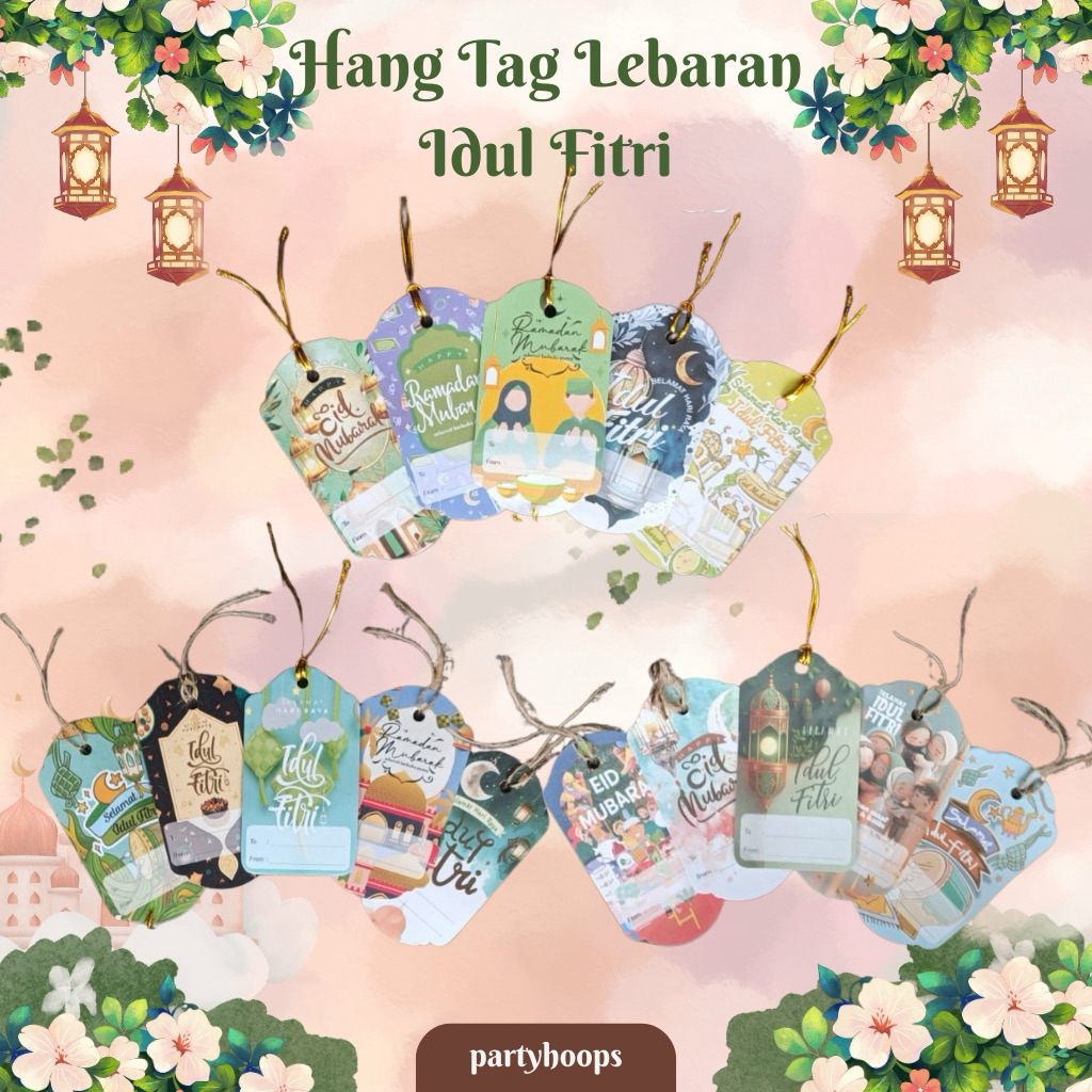 hang tag idul fitri/ucapan idul fitri/hampers lebaran