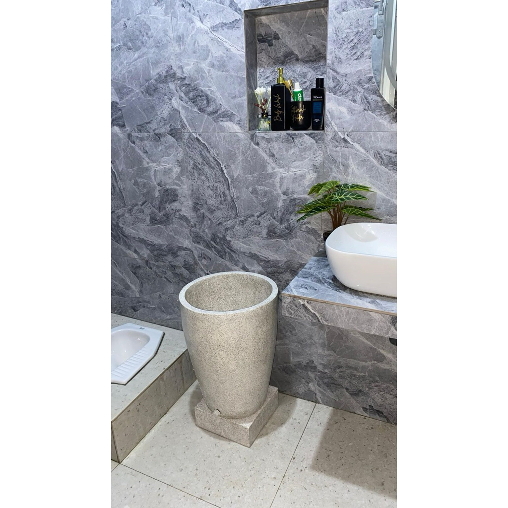 Bak Mandi Fulltraso Mini | Bak Mandi Batu | Bak Mandi Gentong | Bak Terazzo | Bak Traso