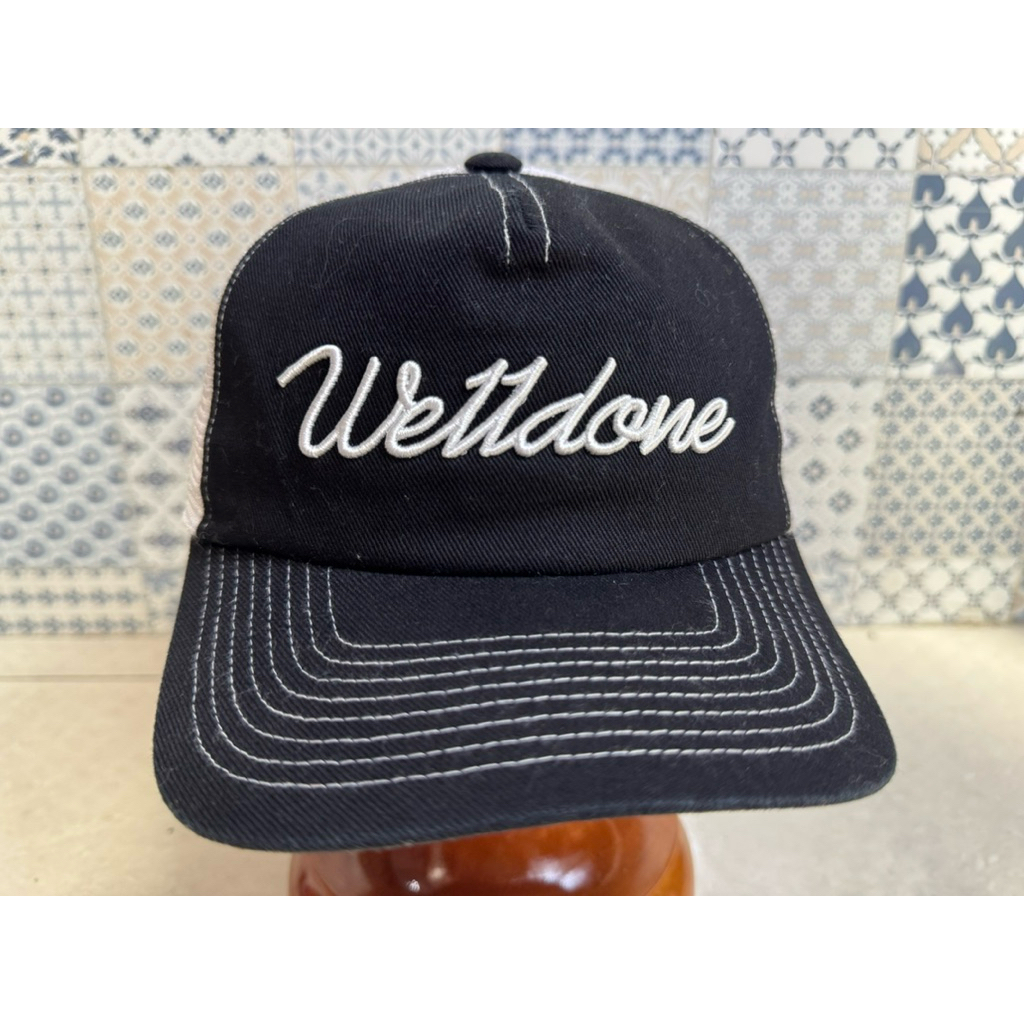 Topi Second Brand Branded Designer Trucker Welldone By We11done Official Tag Original