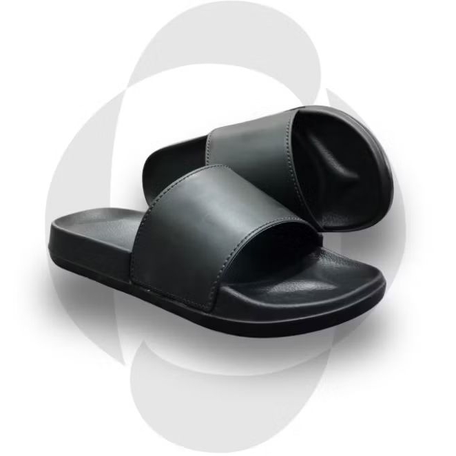 Sandal slop pria ringan Sandal slide pria model terbaru Sandal karet hitam Sandal slop termurah Sand