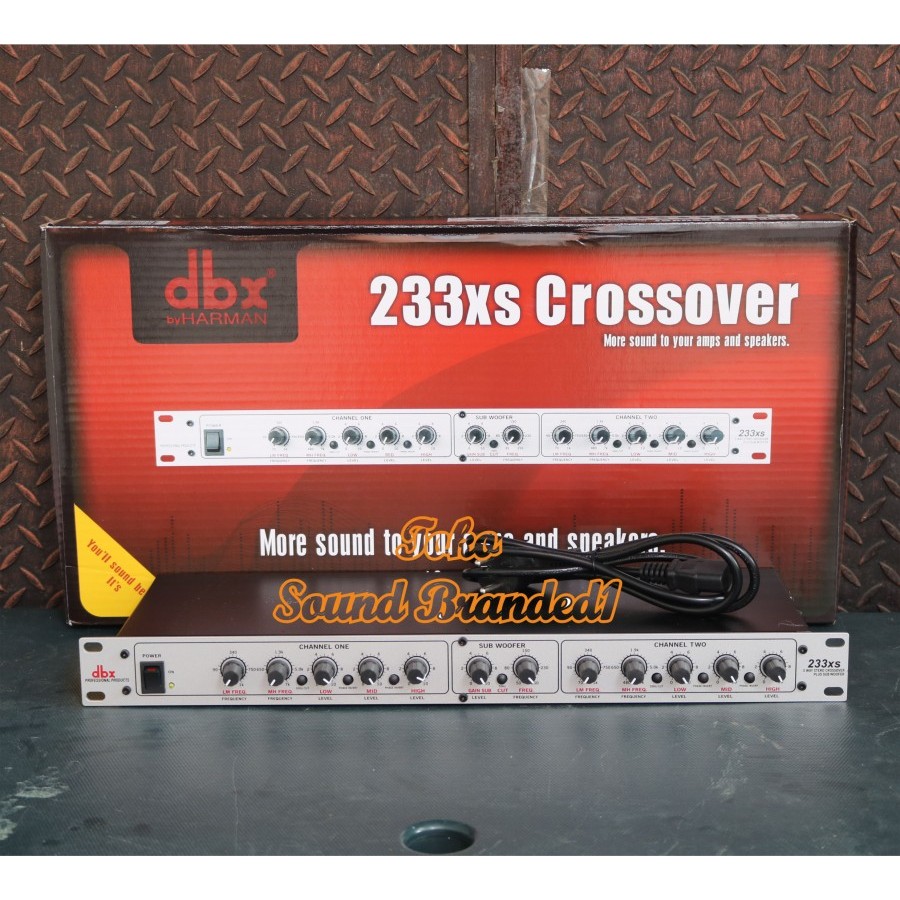 Crossover DBX233XS SUB dbx 233xs + Subwoofer