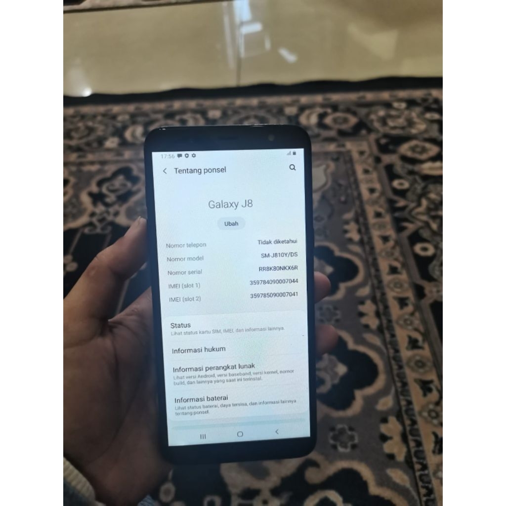 Samsung j8 Ram 4/64 (hp android hp second)