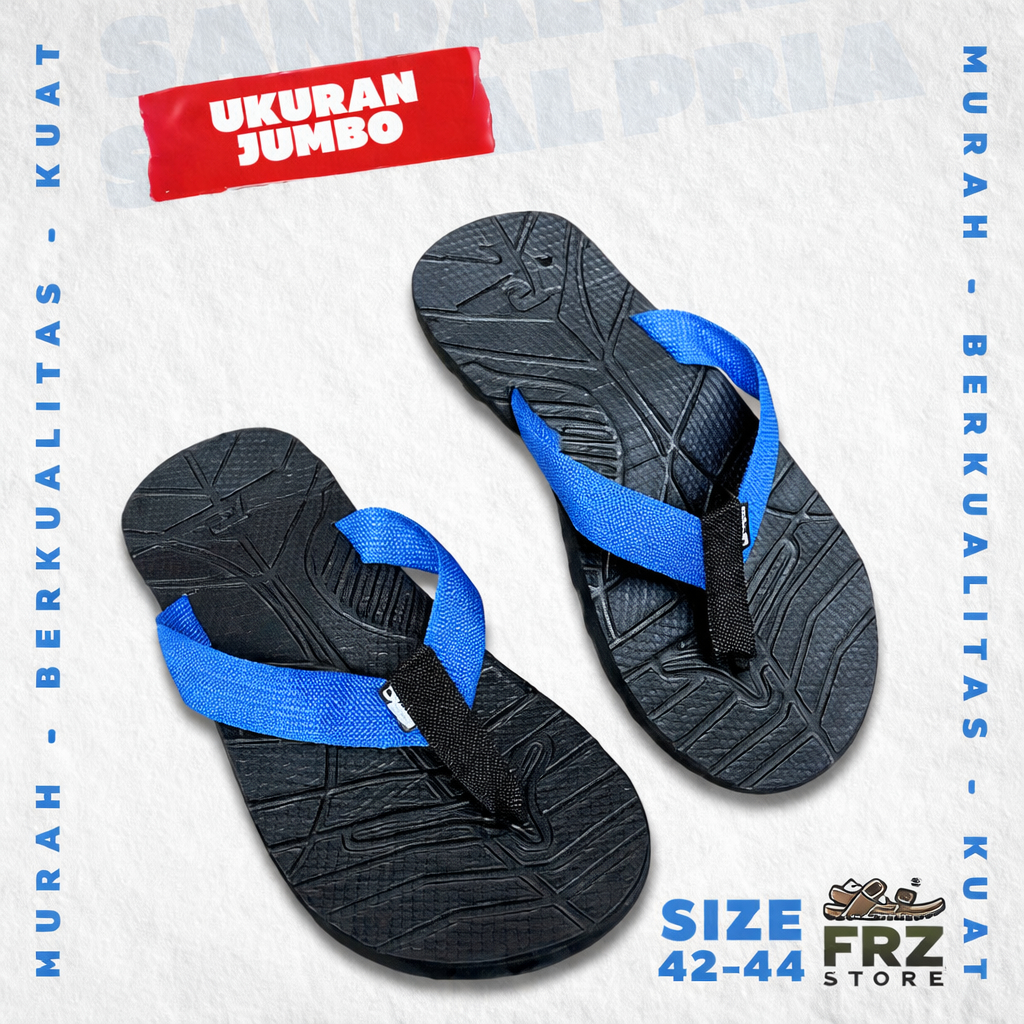 Sandal Gunung Pria Wanita Dewasa Anti Licin | Sandal Outdoor Big Size 42 43 44