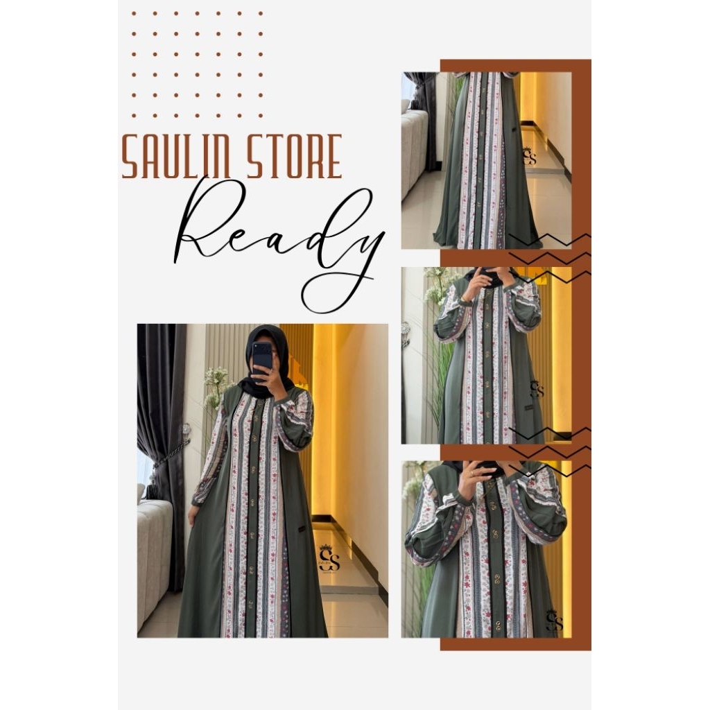 SAULIN STORE TERBARU GAMIS TWILL SEAWEED