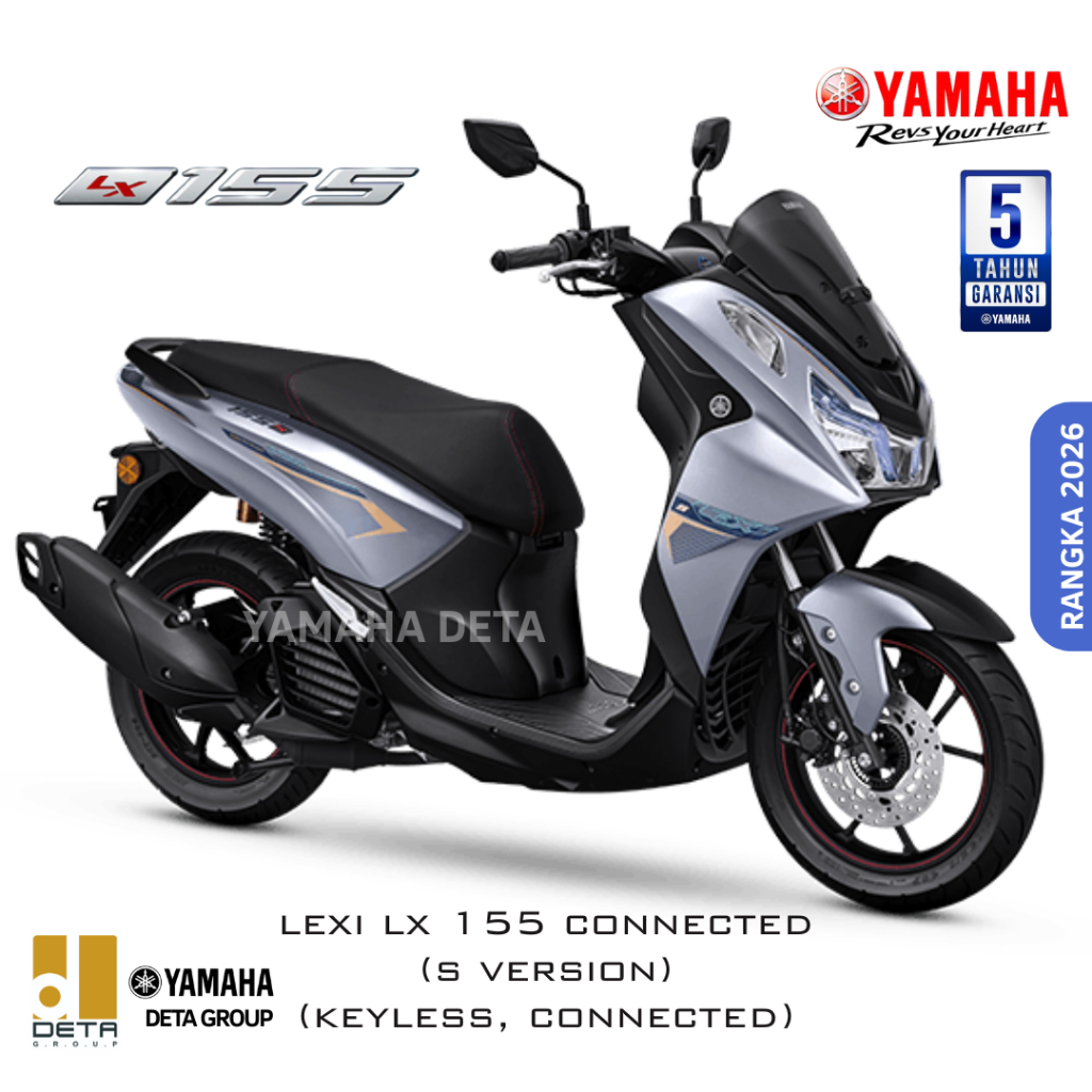 Sepeda Motor Yamaha Lexi LX 155 S Connected