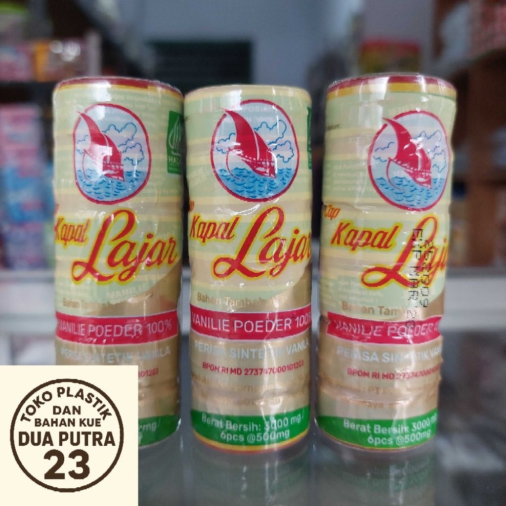 Perasa Vanili Bubuk/Vanili poeder/Vanili Cepuk Cap Kapal layar