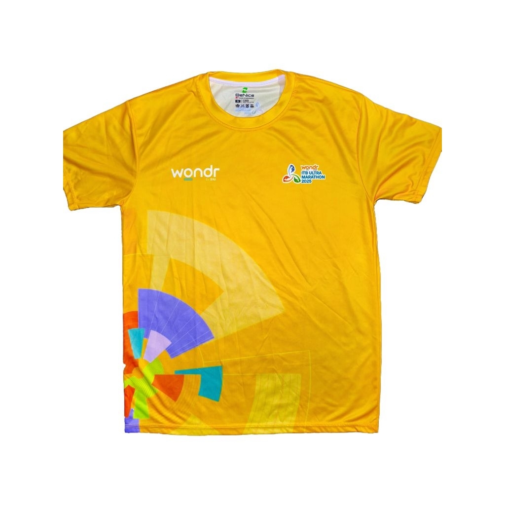 Jersey Finisher Running Event Lari Wondr ITB Ultra Marathon 2025 Relay 8 Jakarta - Bandung