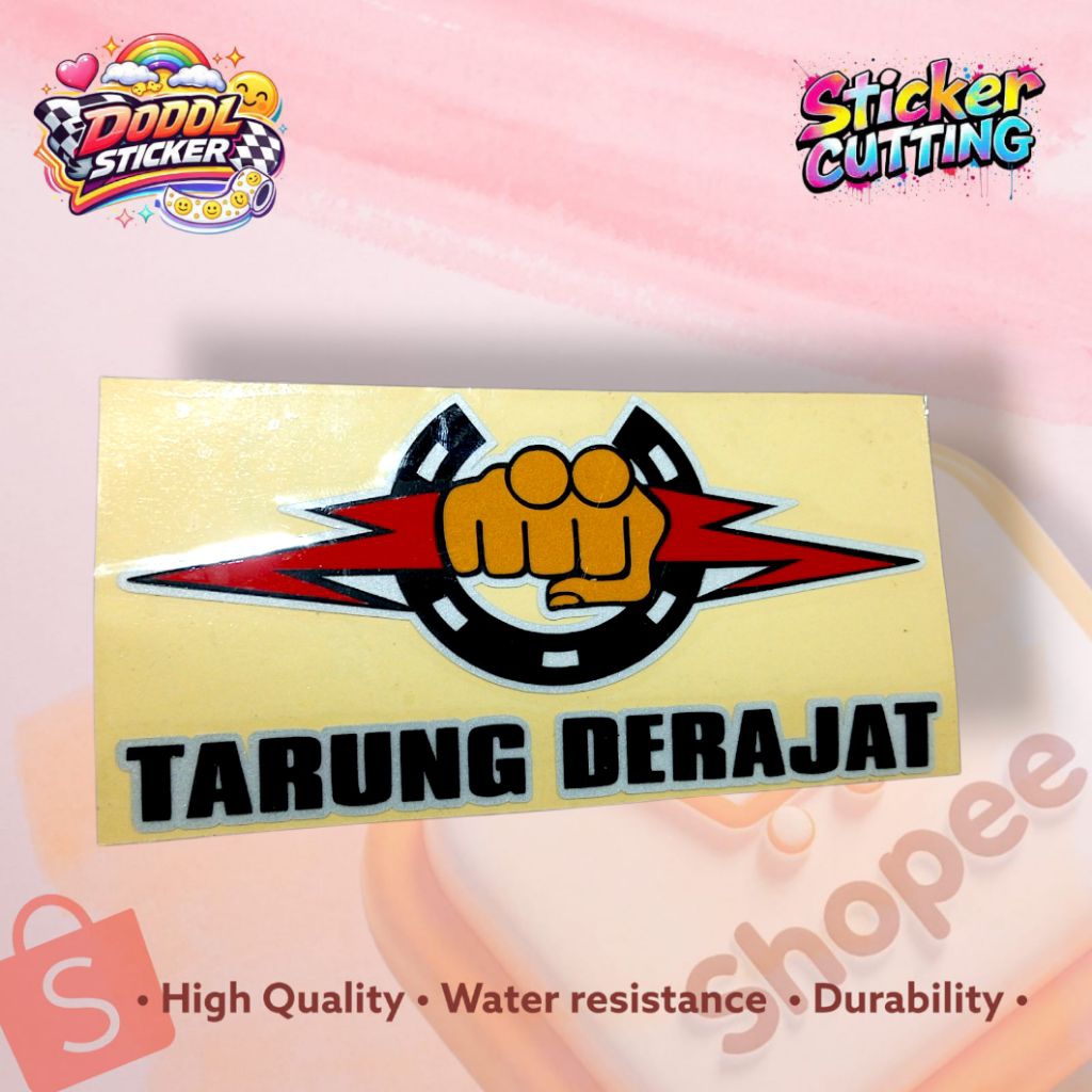 Sticker Cutting Tarung Derajat