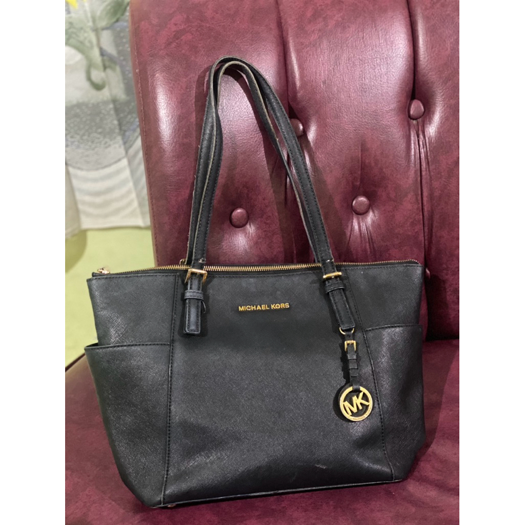 preloved michael kors charlotte totebag original