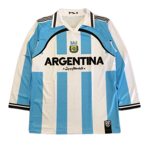 JERSEY LENGAN PANJANG  ARGENTINA | JERSEY VINTAGE | JERSEY RETRO | JERSEY PRINTING | JERSEY BLOKECOR