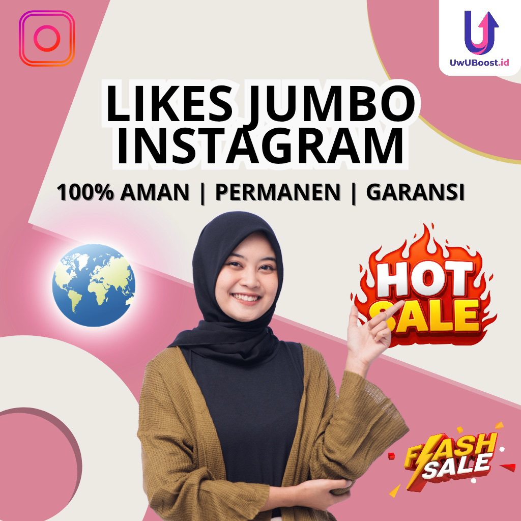 Likes Instagram Paket Jumbo Real Permanen Bergaransi