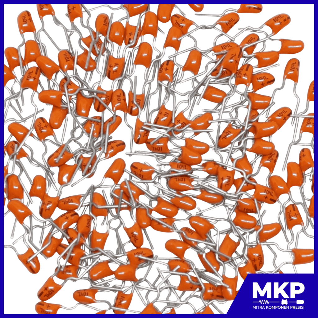 TANTALUM 0,1UF 35V NICHICON / NEC KAPASITOR 104 0,1 UF 35 V