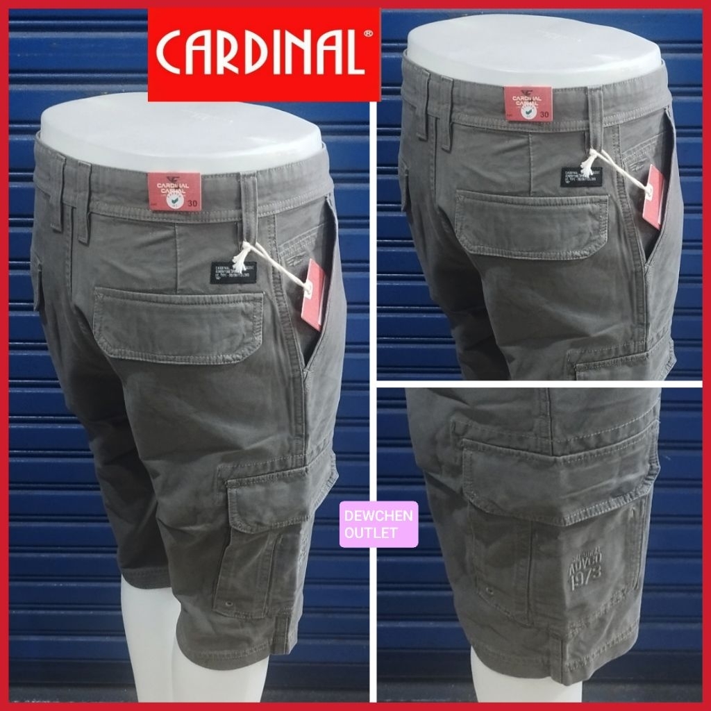 CELANA PENDEK CARDINAL CARGO pria / celana pendek CARGO cardinal original / celana cargo pria