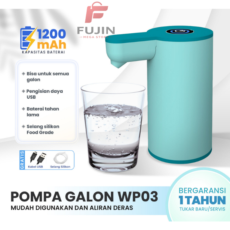Pompa Air Galon Elektrik Finito WPN003 / Sedot Air Galon Elektrik
