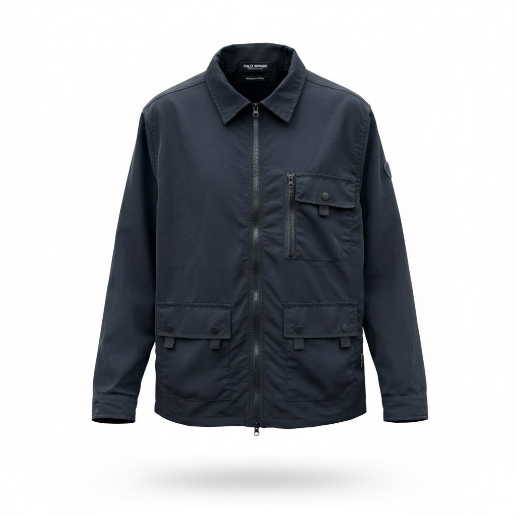 Field Sinner Overshirt “Diafonon” Blue Black (NEW/BNWT) Originals