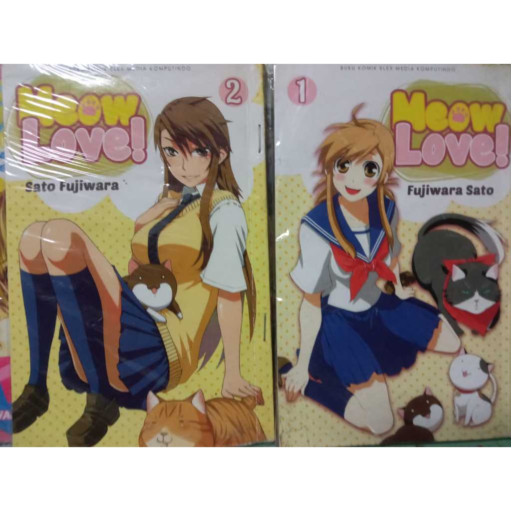 Paket komik Meow Love vol 1&2. Murah.. Original preloved.   Rp 10.000.(2 jilid)Paket komik Meow Love