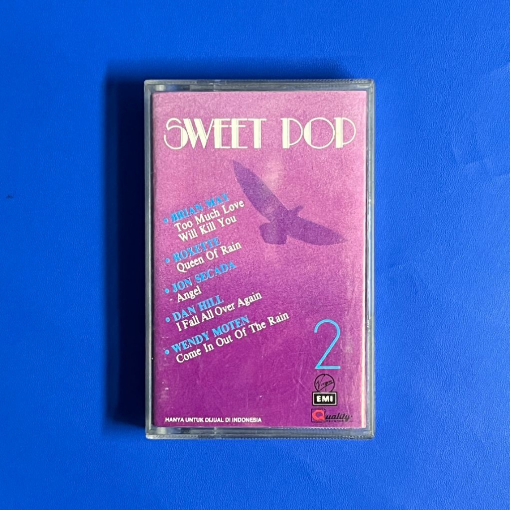 Kaset Pita Kompilasi Sweet Pop EMI (Brian May, Roxette, Jon Secada, Dan Hill, Wendy Motten)