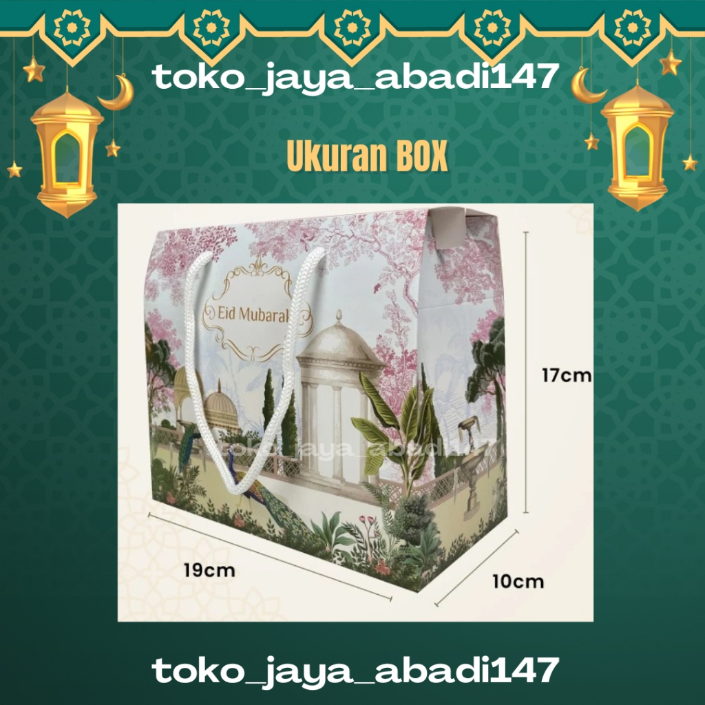 OZO-EMPB GABLE BOX/BOX HAMPERS IDUL FITRI / BOX HAMPERS LEBARAN / KOTAK HAMPERS IDUL FITRI / KOTAK H