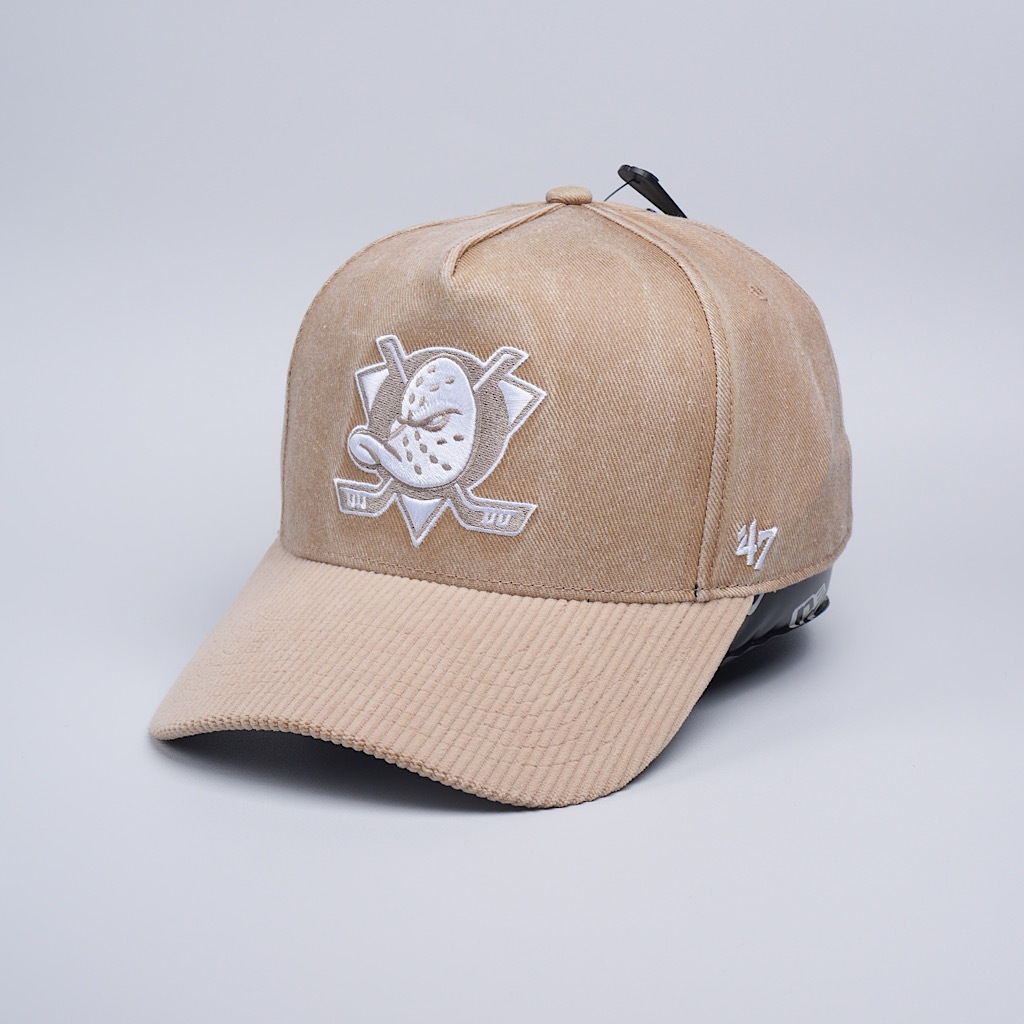 topi 47 brand original anaheim ducks apollo cord khaki