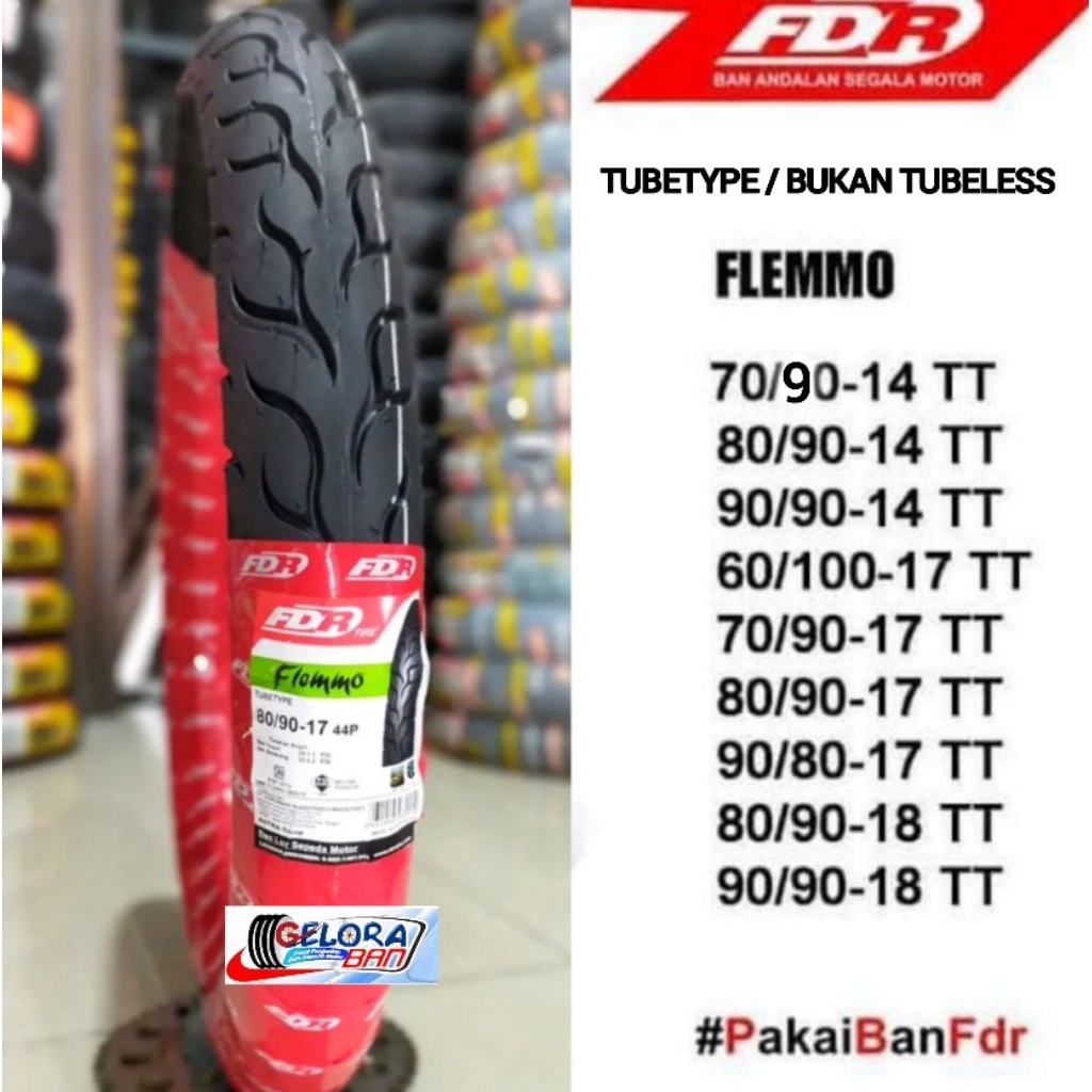 Ban Fdr Flemmo 70/90-14 ban 80/90-14 ban 90/90-14 ban 70/90-17 ban 80/90-17 ban fdr  90/80-17 ban  8