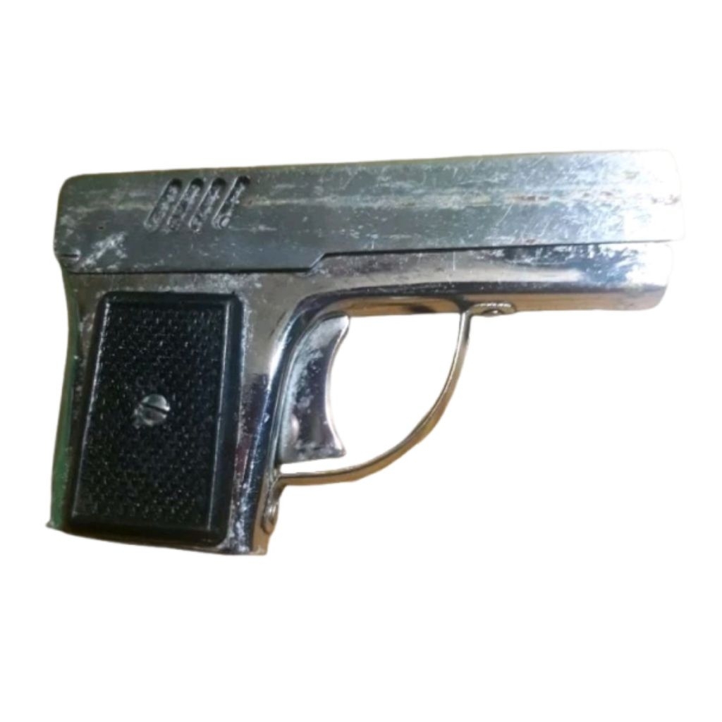 Zippo Unik Berbentuk Pistol Kondisi Mati