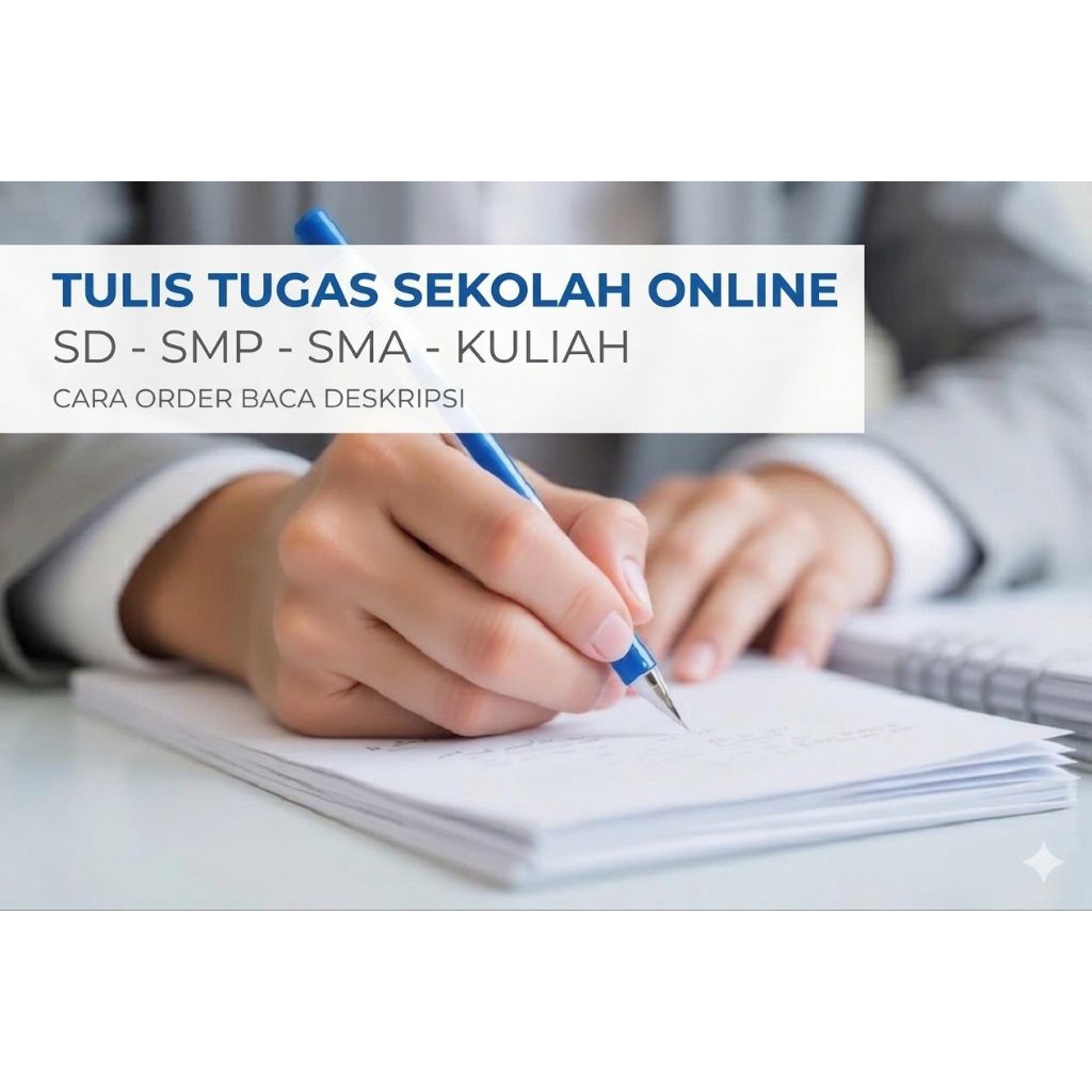JASA TULIS TANGAN TUGAS SEKOLAH ONLINE