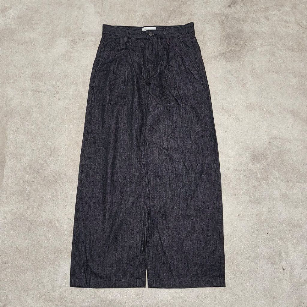 Celana panjang denim jeans pria fottners hitam