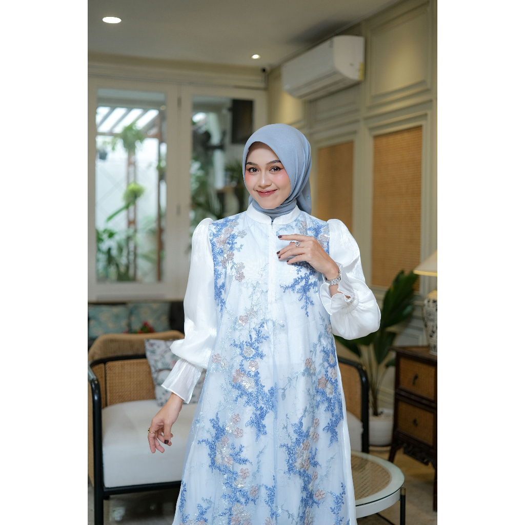 Dress Kondangan Wanita Mewah Tille Premium simple tapi elegan