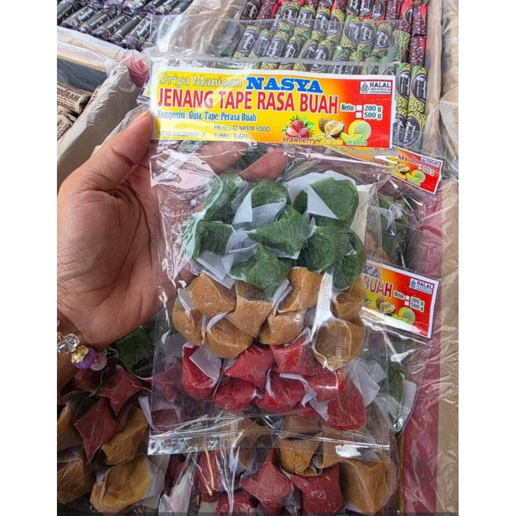 Jenang tape rasa buah