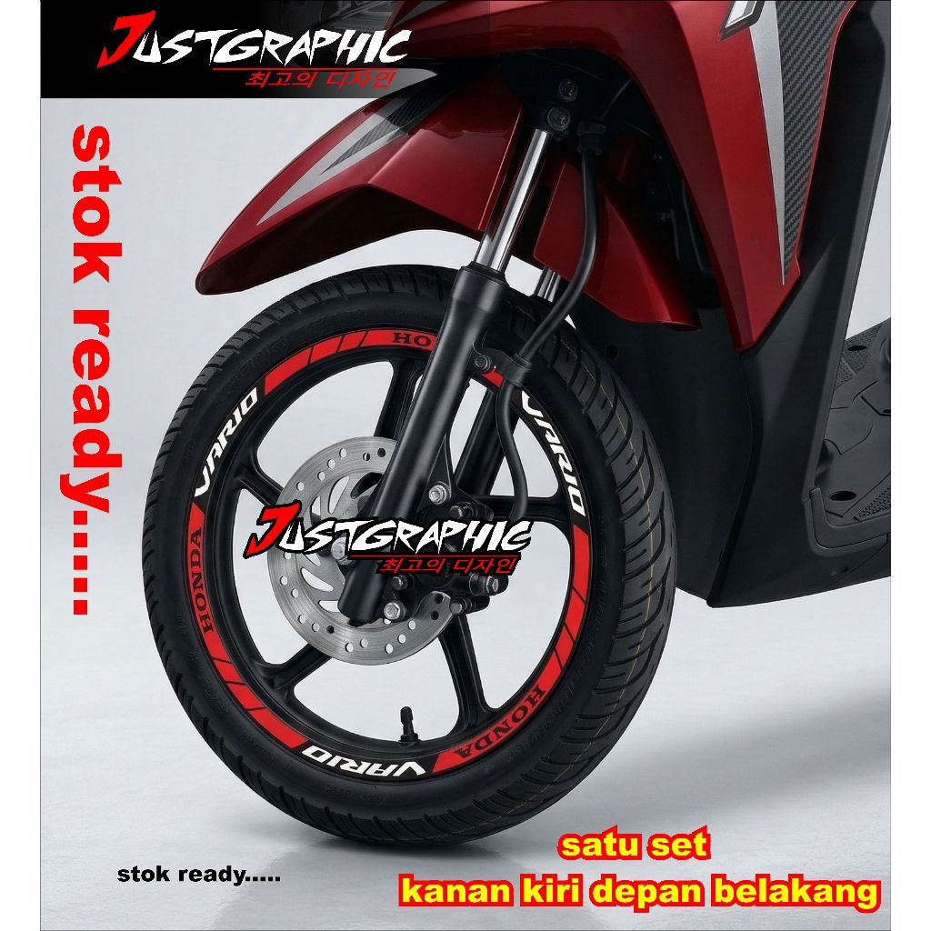 tiker velg sticker velk stiker cutting velk variasi honda vario 110 karbu 110 fi vario 125 150 all n