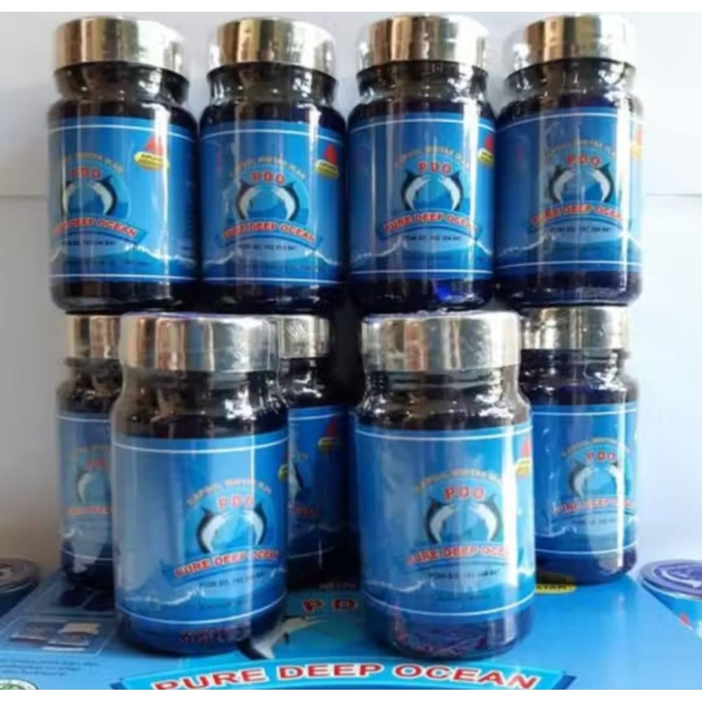 PDO Kapsul 1 Lusin ORIGINAL PDO 354 Minyak Ikan Omega 3 Kapsul - Isi 12 botol
