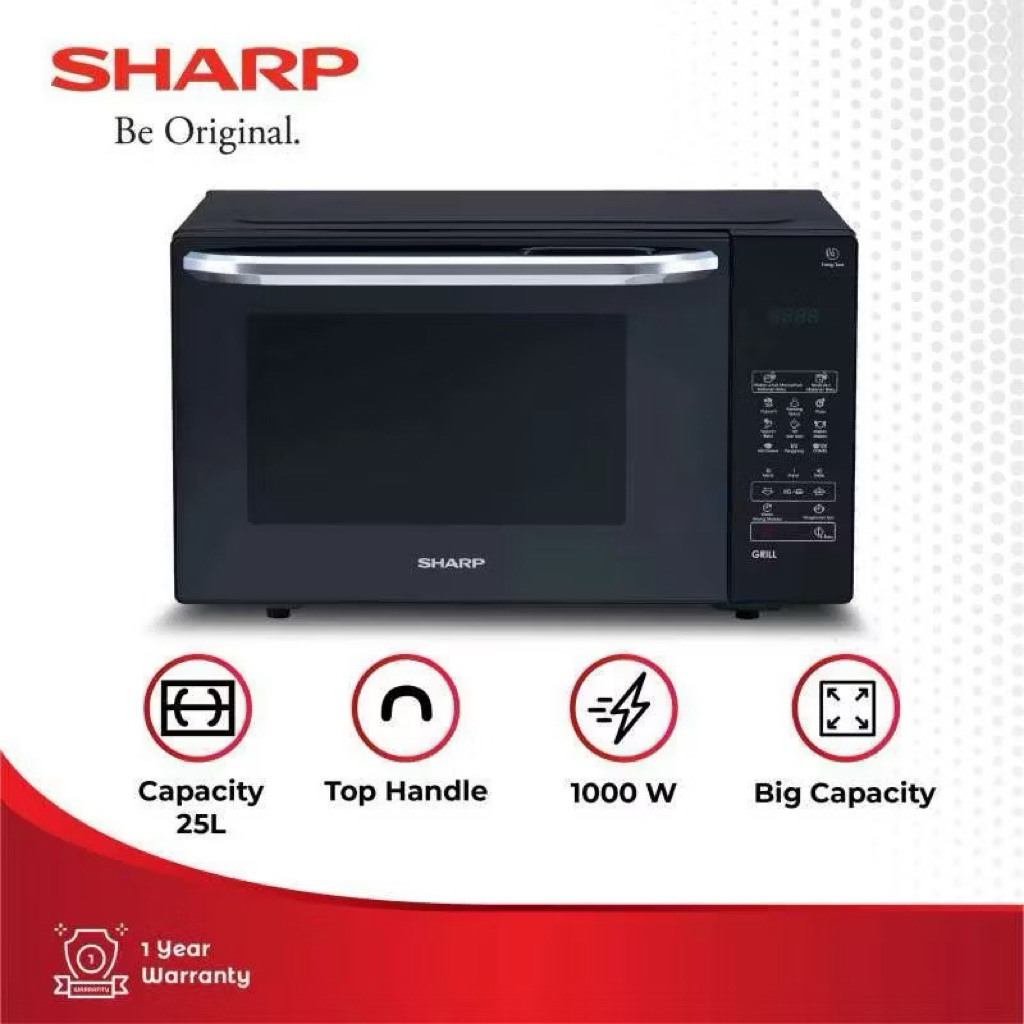 MICROWAVE OVEN SHARP 735MT - SILVER