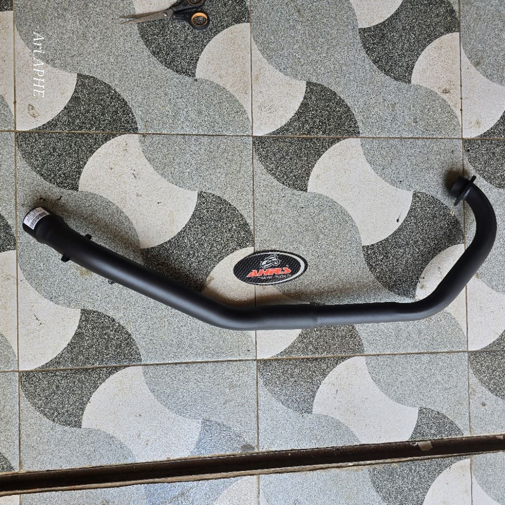 PROMO header pipa leher knalpot AHRS black CBR 150 CBU / FI THAILAND
