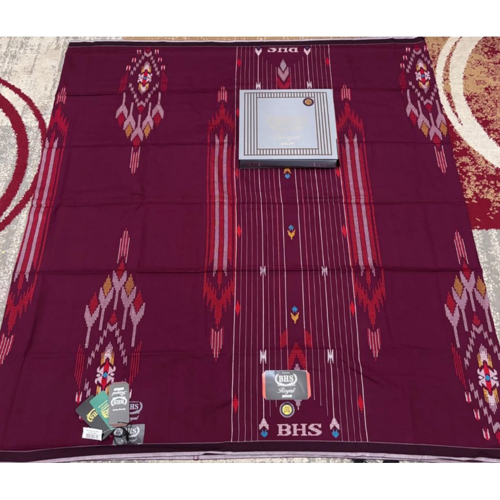 SARUNG BHS ROYAL TIPE STB JAHIT TENGAH SILVER