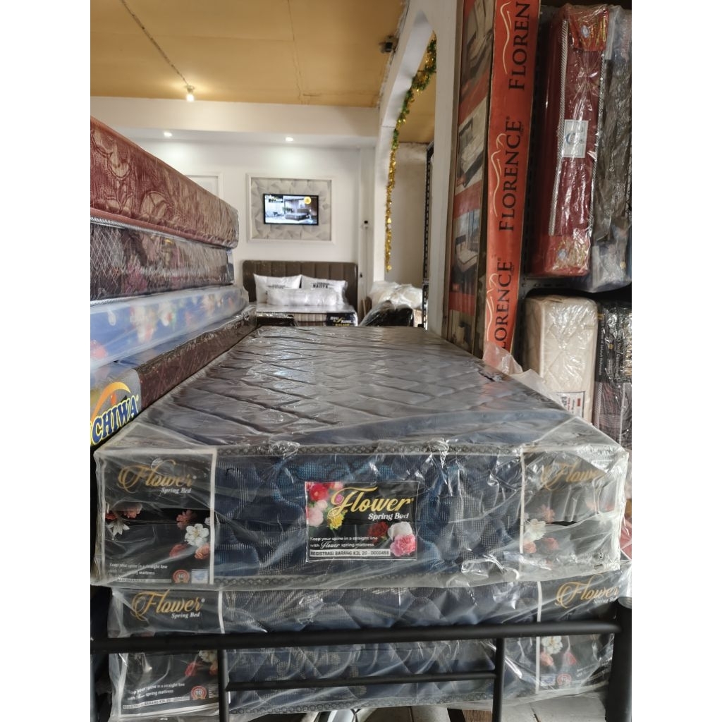 KASUR SPRING BED FLOWER 90X200