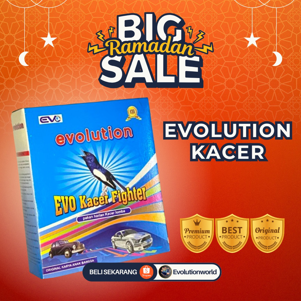 VOER BURUNG KACER I EVO KACER FIGHTER I VOER HARIAN LOMBA KACER I EVOLUTION BIRDFOOD