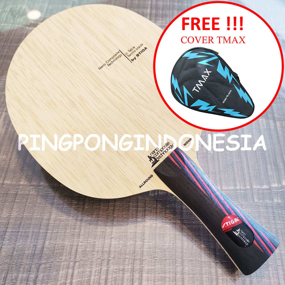 Stiga Allround Wood NCT JTTAA - Blade Kayu Pingpong Tenis Meja Bat Bet