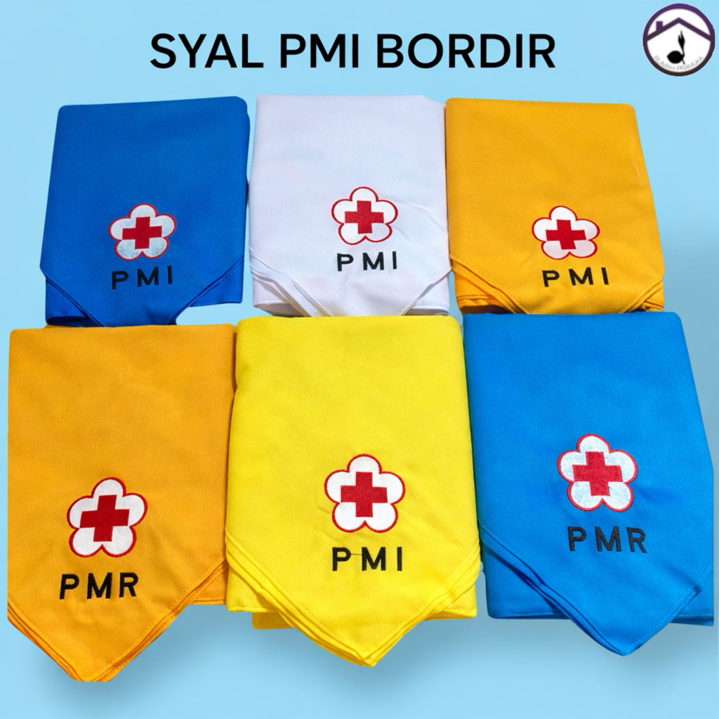 Syal Slayer PMI & PMR Bordir Wira Madya SD SMP SMA