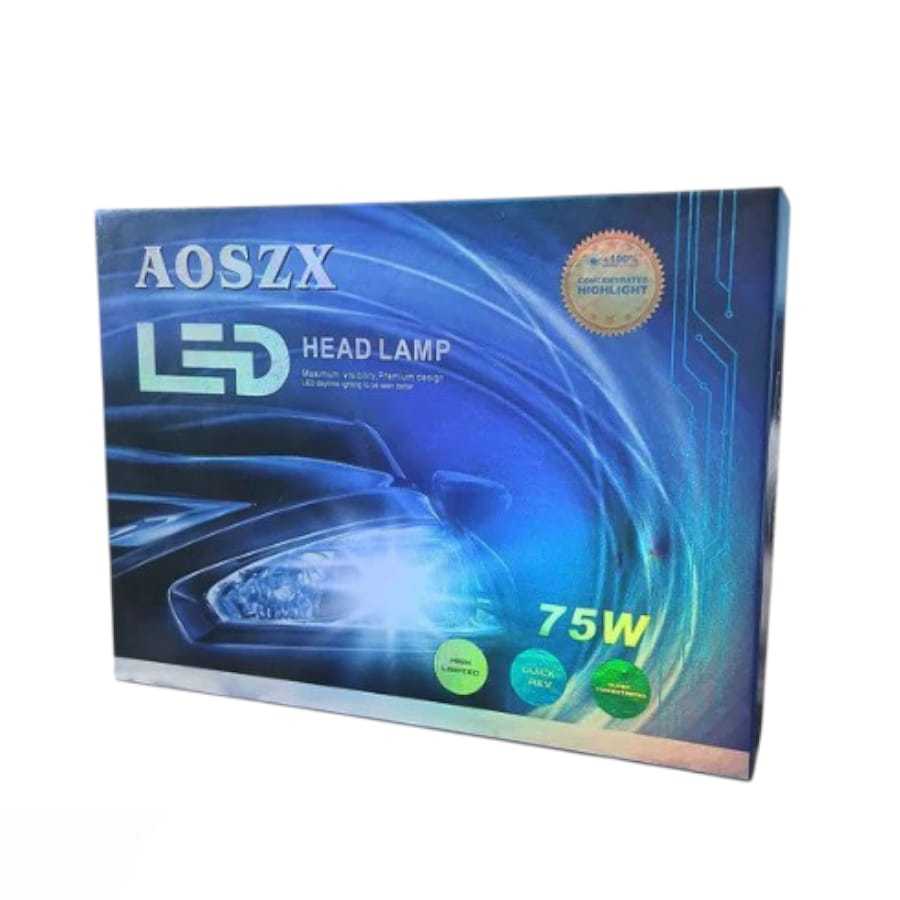 Turbo Led AOSZX H4 LED 12V 75W 6000K [hi-low] Super White Bohlam