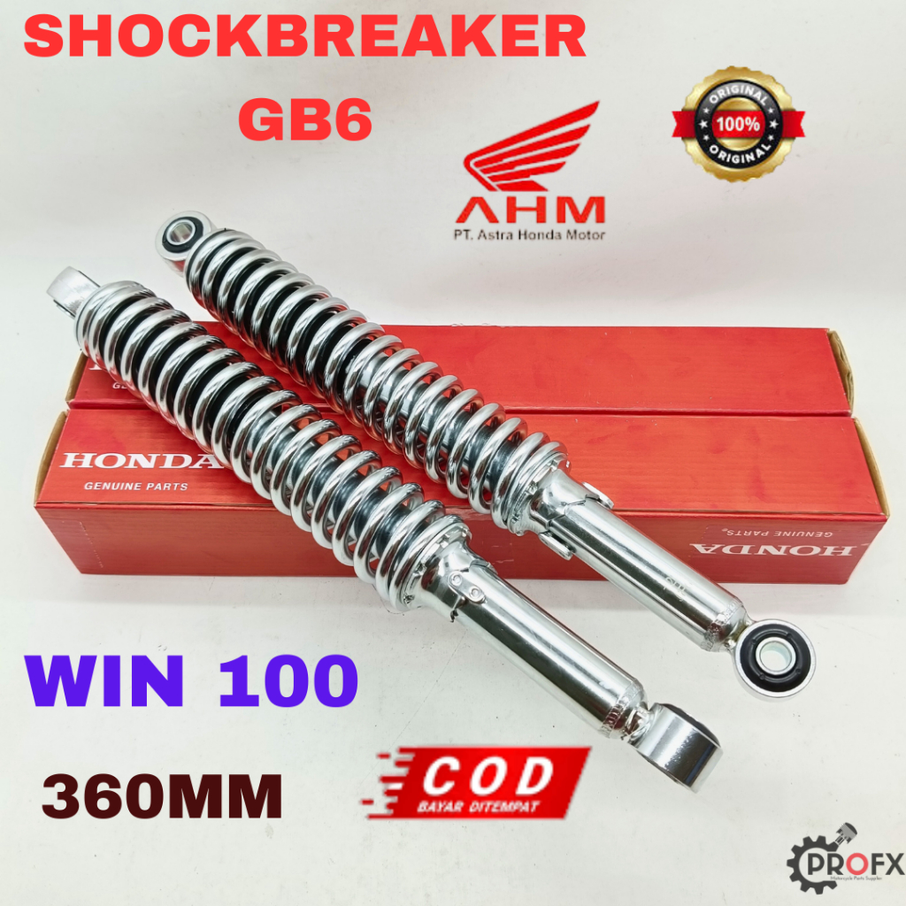 SHOCKBREAKER GF6 HONDA WIN 100 ORIGINAL ASLI AHM SHOK BELAKANG SOK BEKER