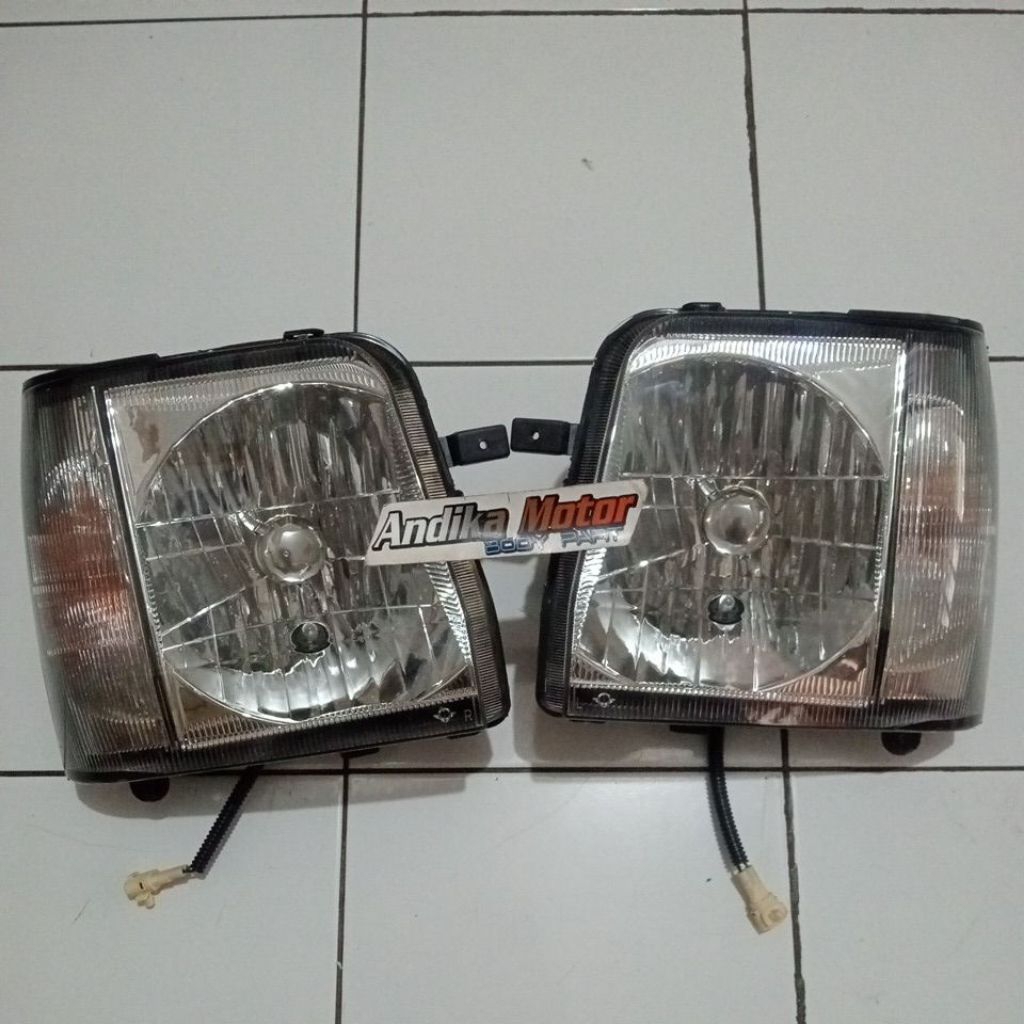 HEADLAMP LAMPU DEPAN KARIMUN KOTAK CRISTAL