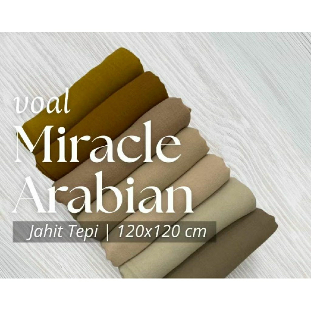 Voal Miracle Arabian | 120x120 | Jahit Tepi