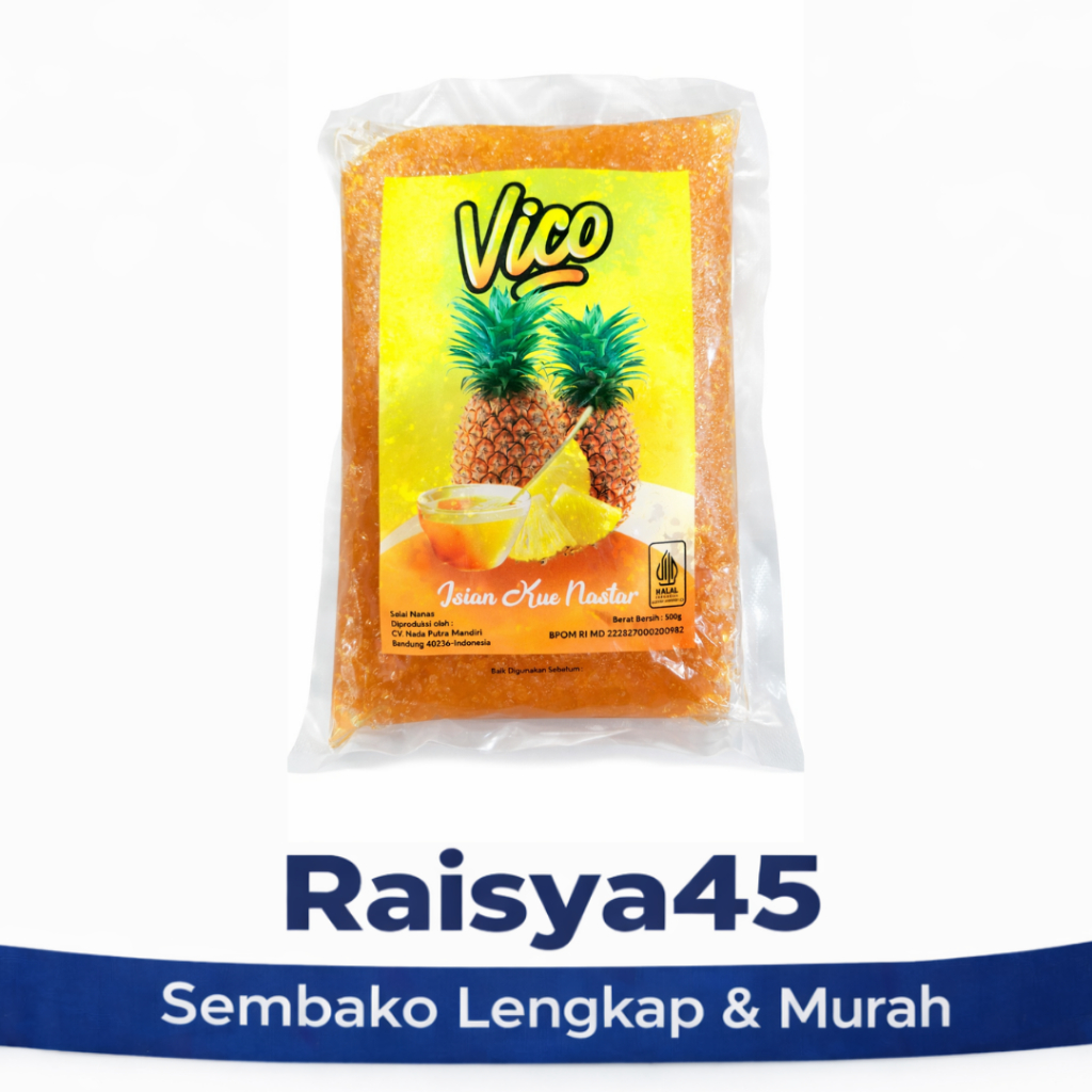 Selai Vico Nanas 500g Isian Kue Nastar Enak