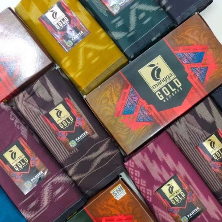 sarung mangga gold kembang / mangga gold kembang / sarung mangga