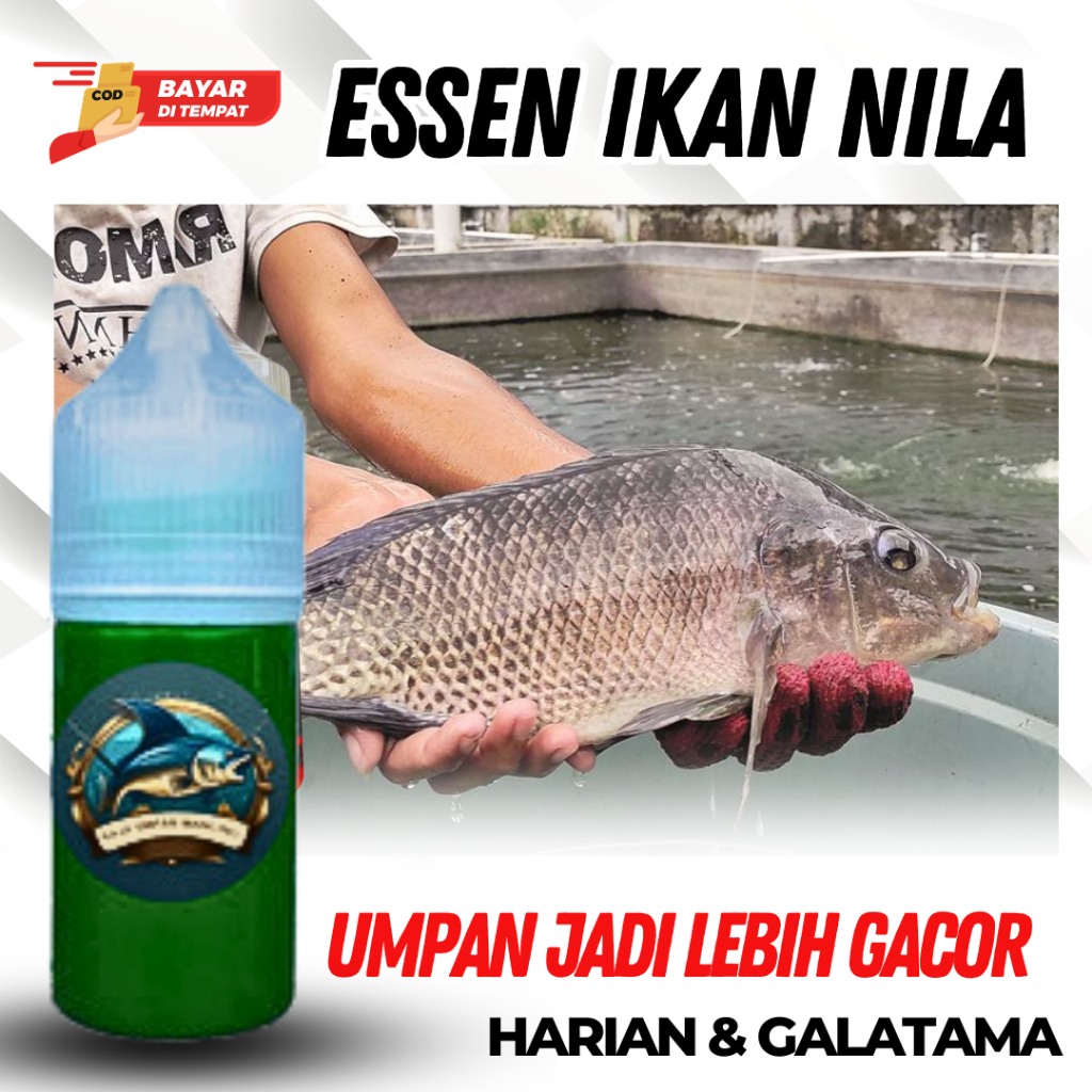 Cairan Essen Penguat Aroma Umpan Mancing Ikan Nila Media Umpan Lumut Cacing Pelet Liar Dan Harian