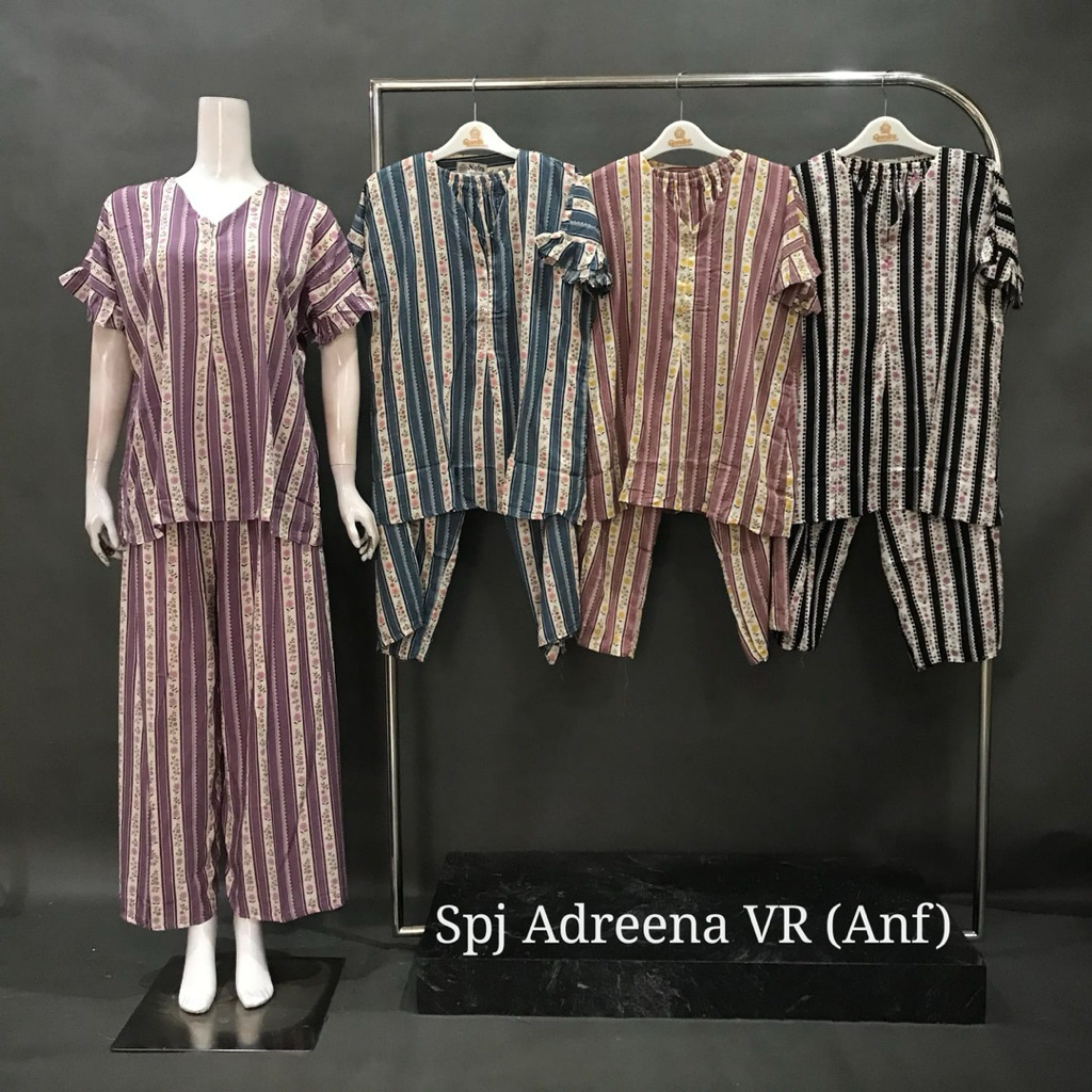 [LD 122] QONITA DASTER SETELAN SPJ ADREENA VR  BATIK CAP PEKALONGAN