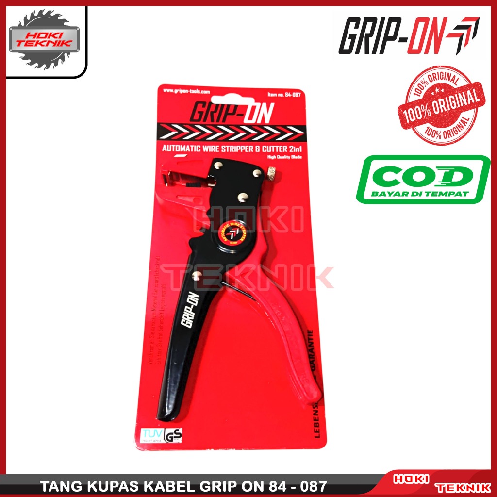 Tang Kupas Potong Kabel Grip On – Tang Kupas Kabel & Tang Potong Kabel