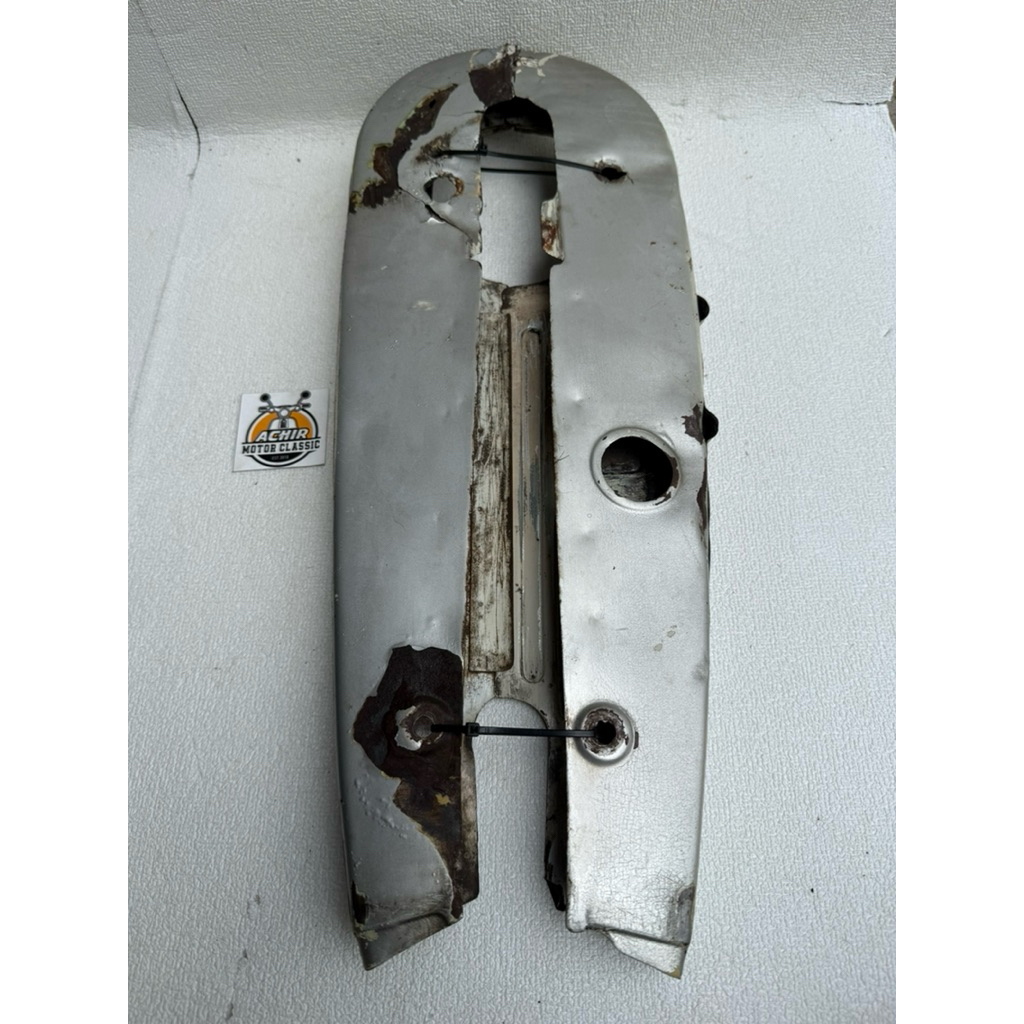 tutup rantai Ketengkas honda prima Star Astrea 800 original silver